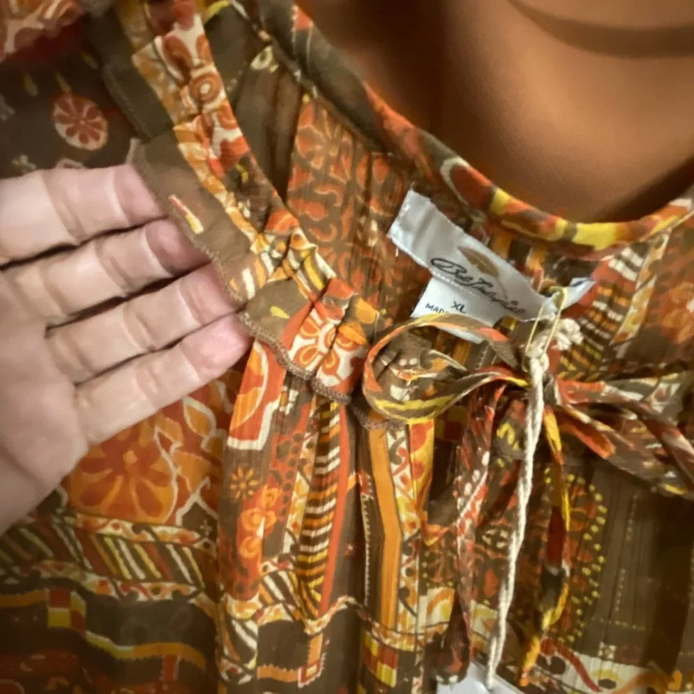 NWT Blouse and Skirt~XL-Rust colors - Picture 7 of 16